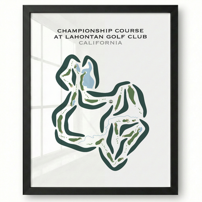 Championship Course at Lahontan Golf Club, California - Printed Golf Courses