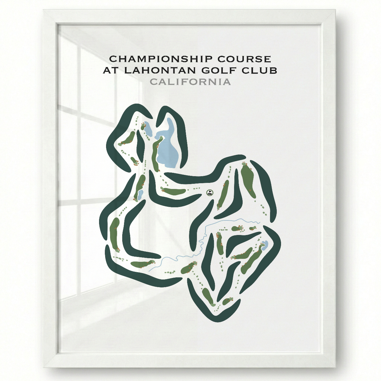 Championship Course at Lahontan Golf Club, California - Printed Golf Courses