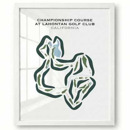 Championship Course at Lahontan Golf Club, California - Printed Golf Courses