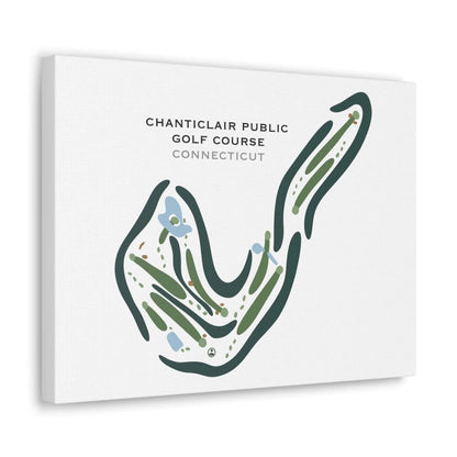 Chanticlair Public Golf Course, Connecticut - Printed Golf Courses