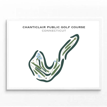 Chanticlair Public Golf Course, Connecticut - Printed Golf Courses