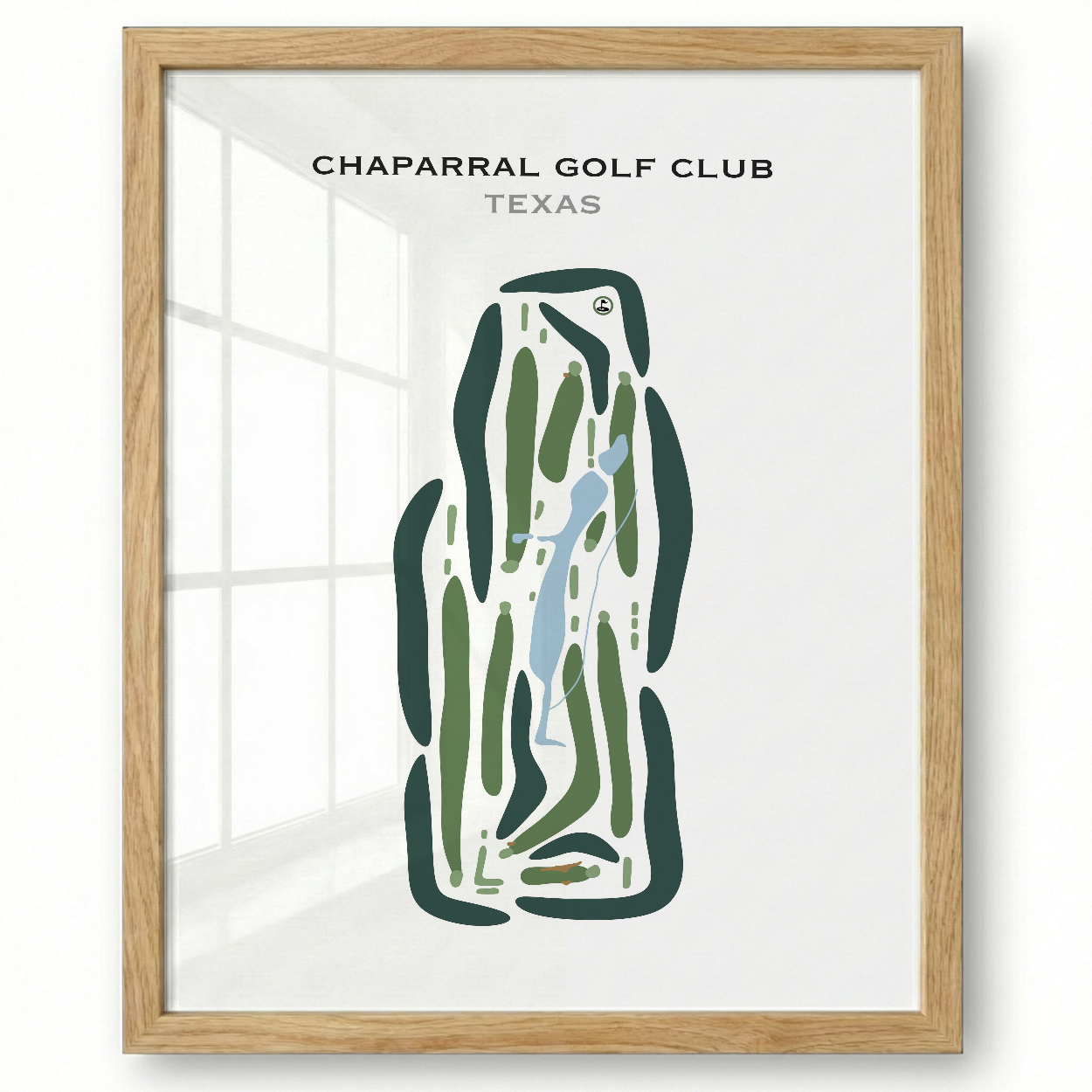 Chaparral Golf Club, Texas - Printed Golf Courses