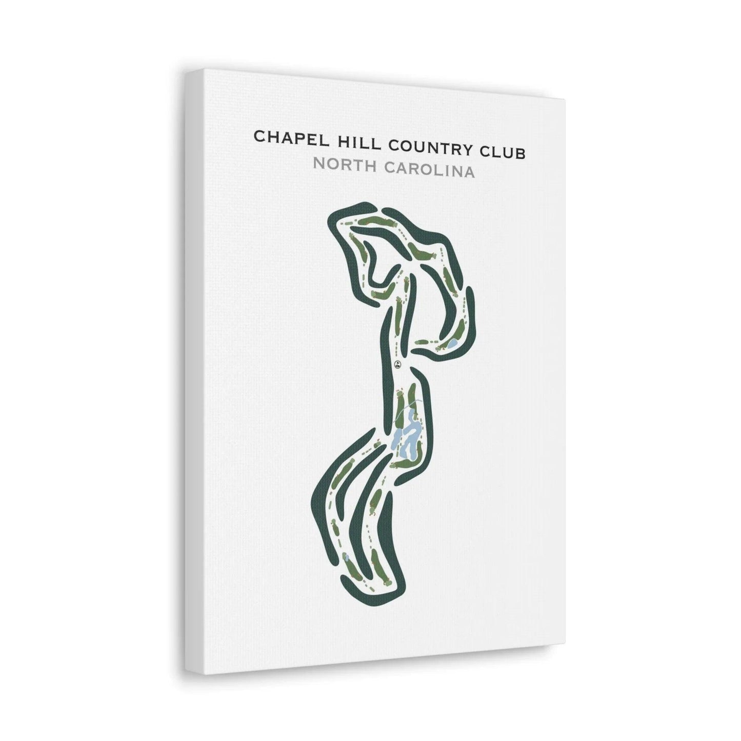 Chapel Hill Country Club, North Carolina - Printed Golf Courses