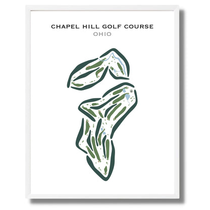 Chapel Hill Golf Course, Ohio - Printed Golf Courses