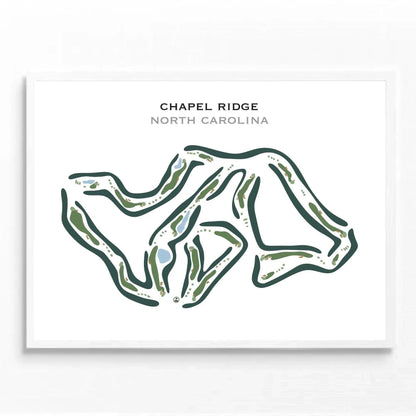 Chapel Ridge, North Carolina - Printed Golf Course