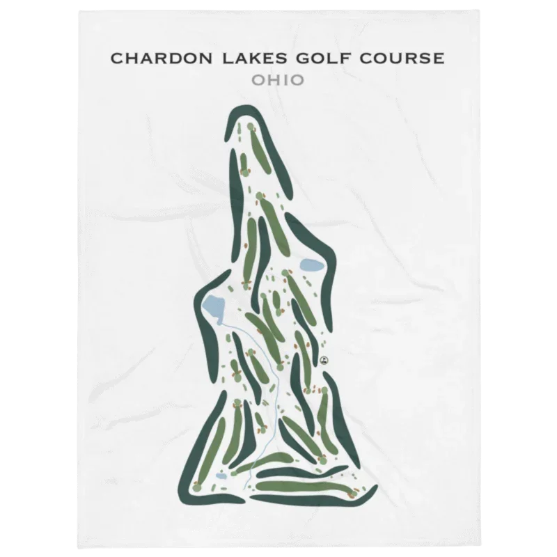 Chardon Lakes Golf Course, Ohio - Printed Golf Course