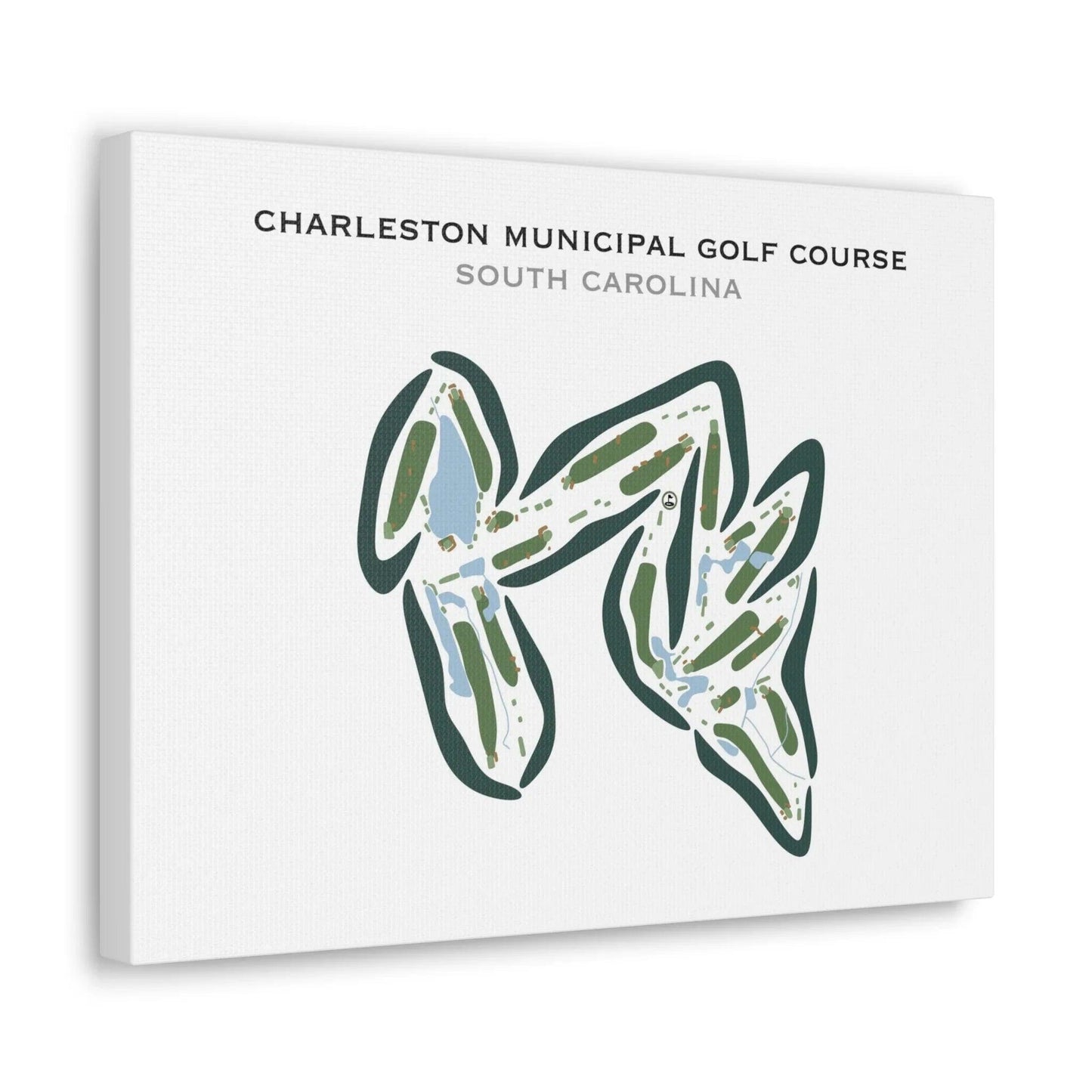 Charleston Municipal Golf Course, South Carolina - Printed Golf Courses