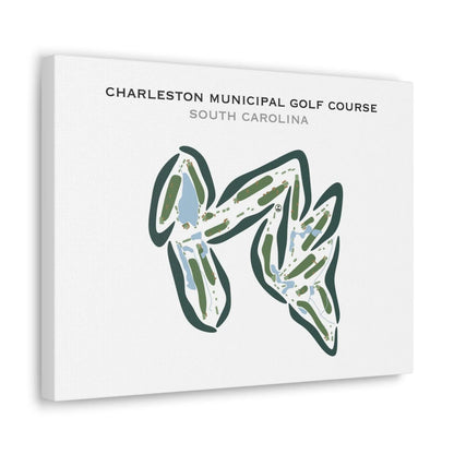Charleston Municipal Golf Course, South Carolina - Printed Golf Courses