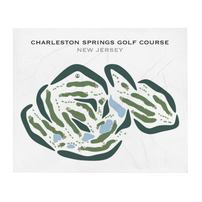 Charleston Springs Golf Course, New Jersey - Printed Golf Courses