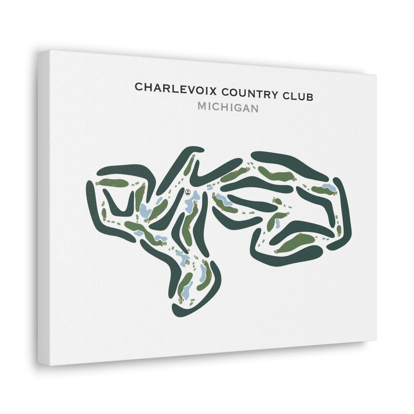 Charlevoix Country Club, Michigan - Printed Golf Courses