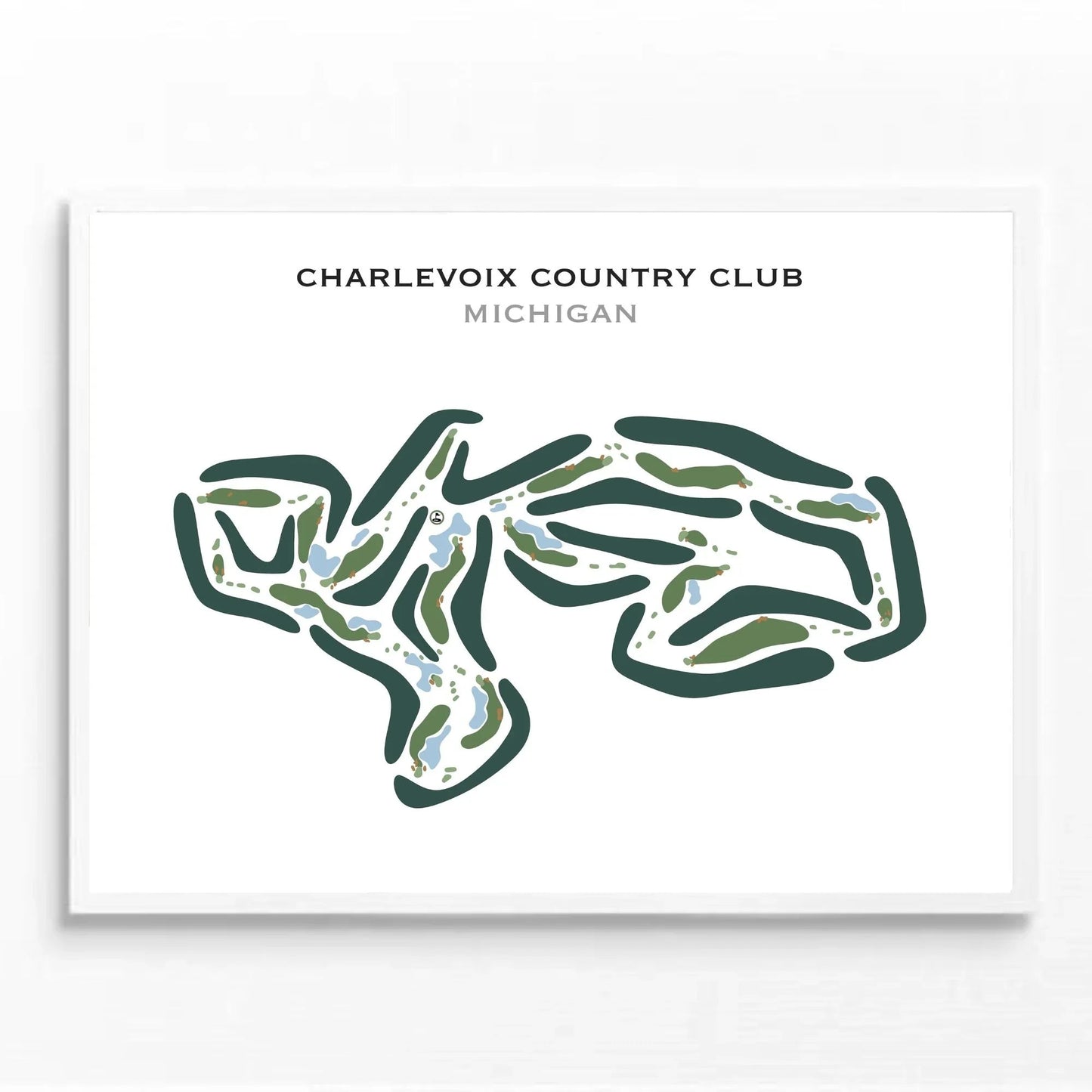 Charlevoix Country Club, Michigan - Printed Golf Courses