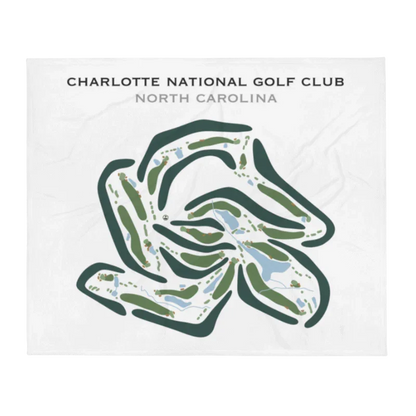 Charlotte National Golf Club, North Carolina - Printed Golf Course