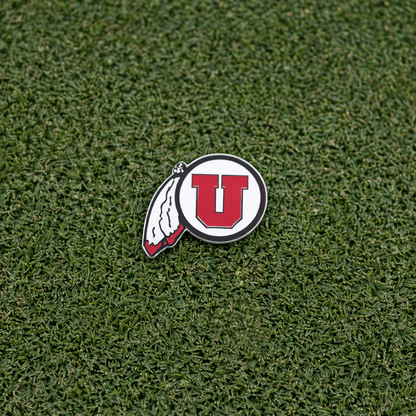 Drum & Feather - University of Utah Golf Ball Marker