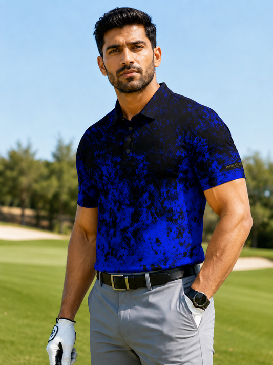 Black Ice Performance Golf Polo