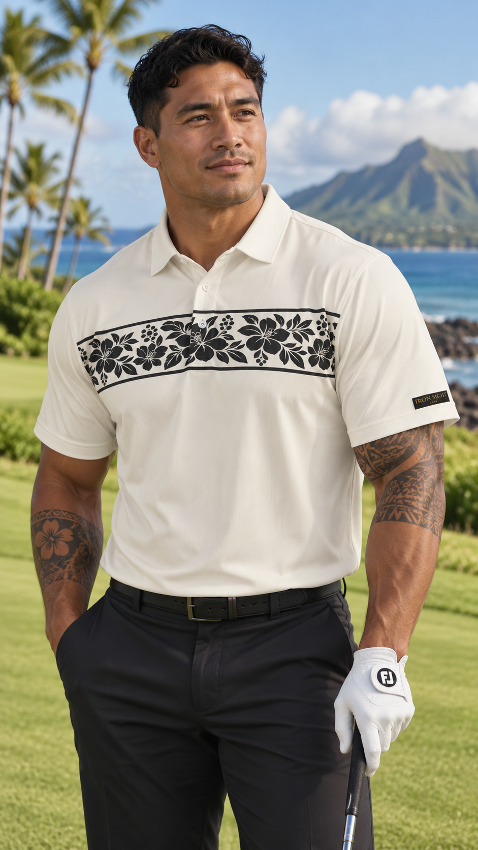 Island Bee Premium Golf Polo