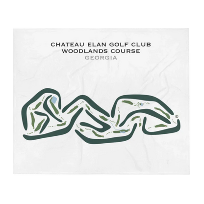 The Chateau Elan Golf Club - Woodlands Course, Georgia - Printed Golf Courses