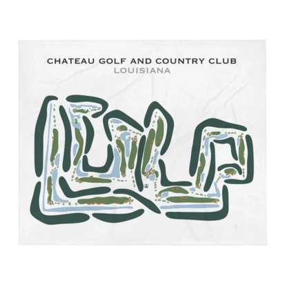 Chateau Golf & Country Club, Louisiana - Printed Golf Courses
