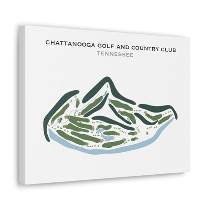 Chattanooga Golf and Country Club, Tennessee - Printed Golf Courses