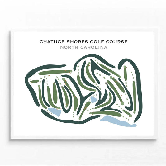 Chatuge Shores Golf Course, North Carolina - Printed Golf Courses