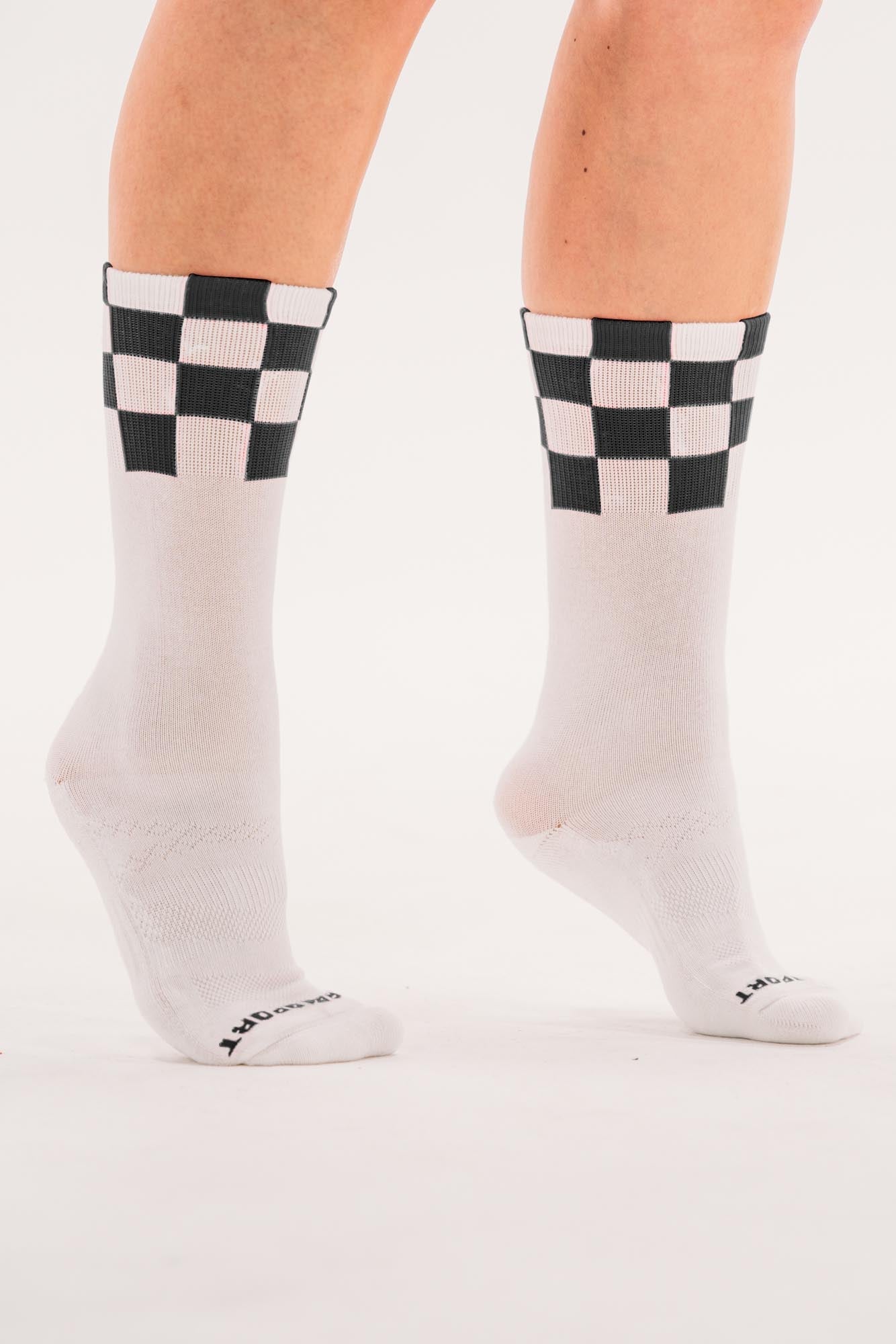 Checked Crew Socks
