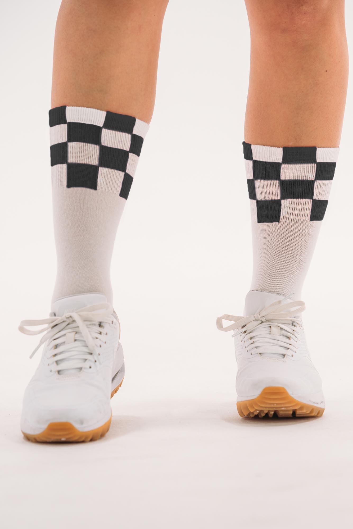 Checked Crew Socks