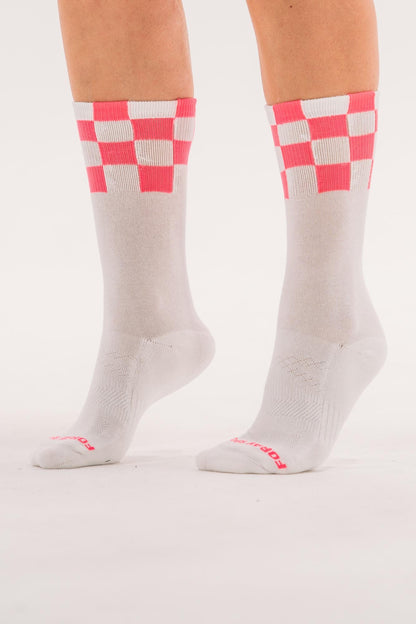 Checked Crew Socks