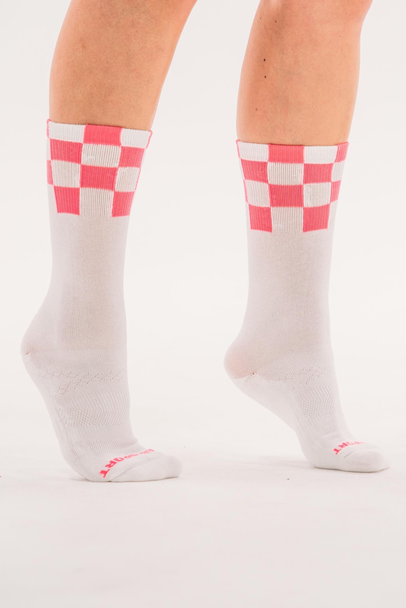 Checked Crew Socks