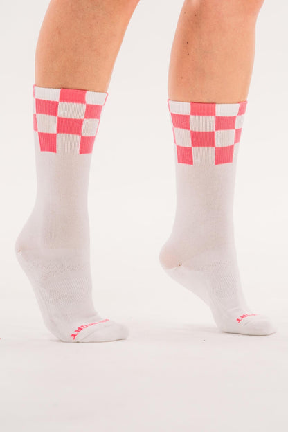 Checked Crew Socks