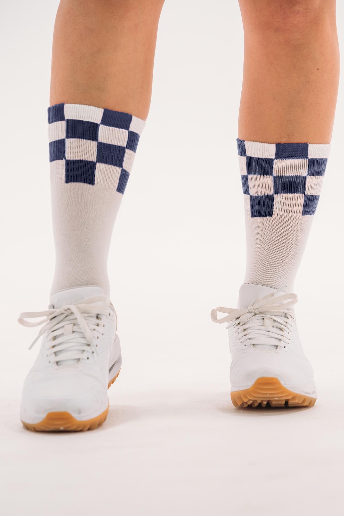 Checked Crew Socks