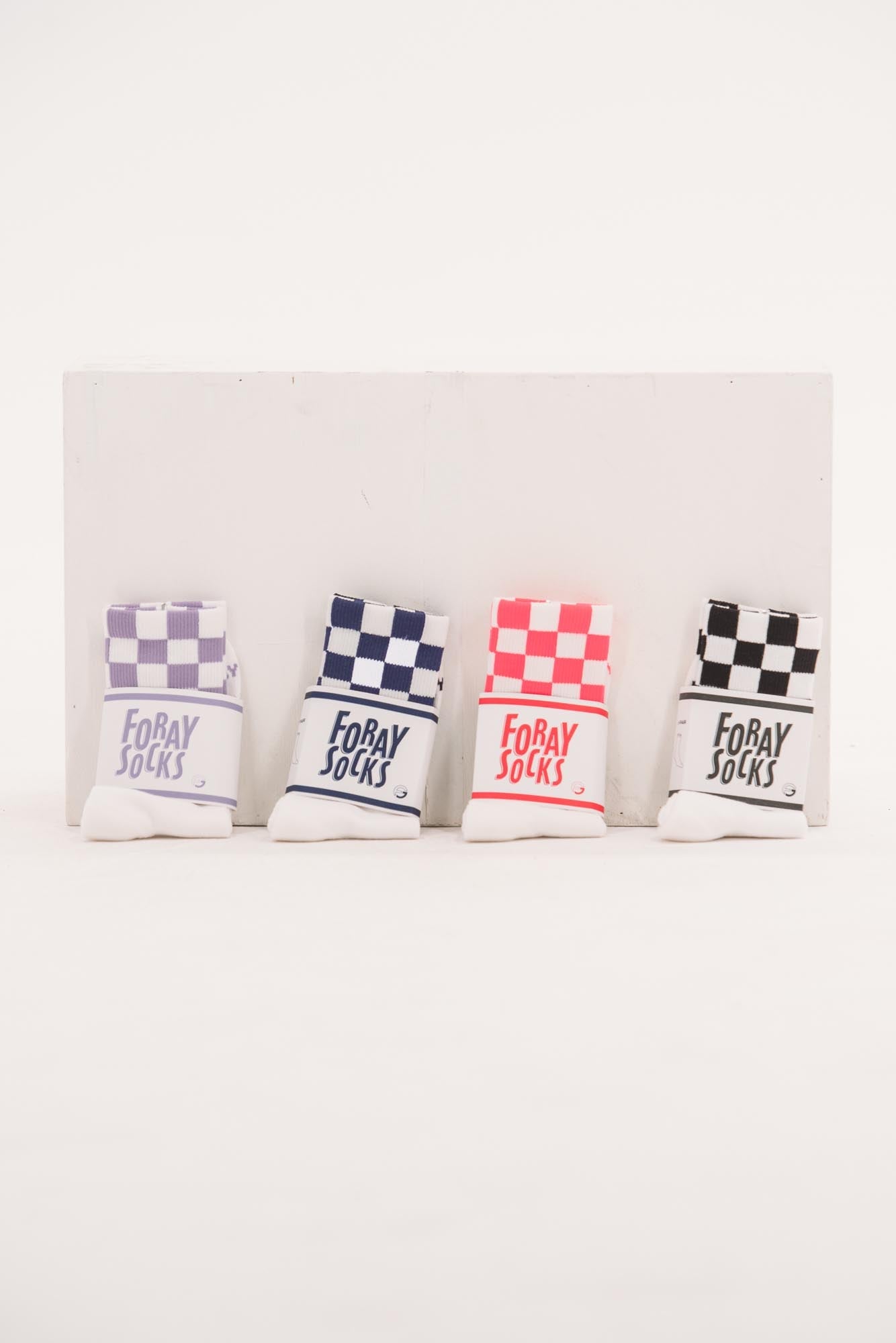 Checked Crew Socks