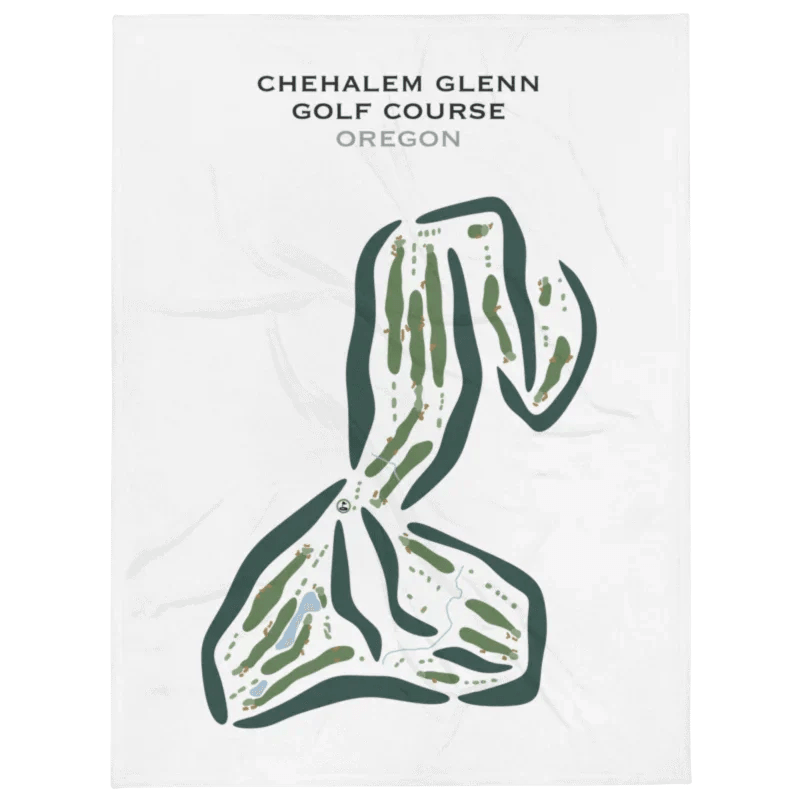 Chehalem Glenn Golf Course, Oregon - Printed Golf Courses