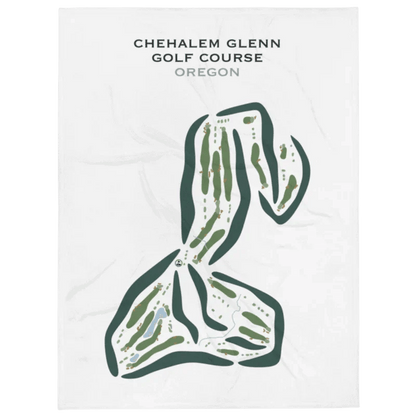 Chehalem Glenn Golf Course, Oregon - Printed Golf Courses