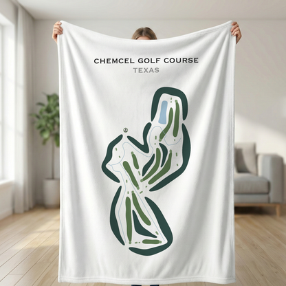 Chemcel Golf Course, Texas - Printed Golf Courses