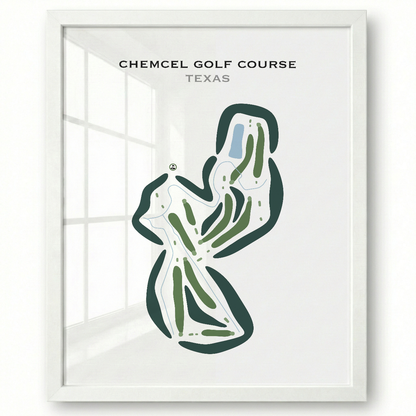Chemcel Golf Course, Texas - Printed Golf Courses