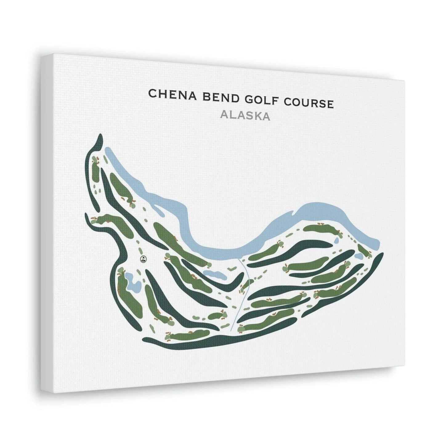 Chena Bend Golf Course, Alaska - Printed Golf Courses