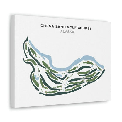 Chena Bend Golf Course, Alaska - Printed Golf Courses
