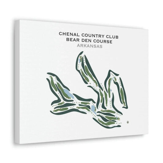 Chenal Country Club Bear Den Course, Arkansas - Printed Golf Courses
