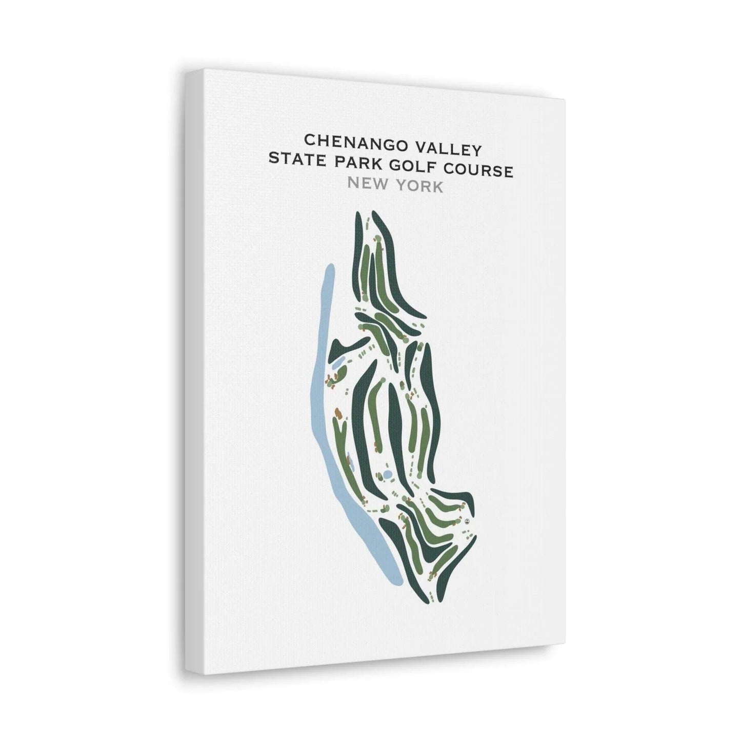 Chenango Valley State Park Golf Course, New York - Printed Golf Courses