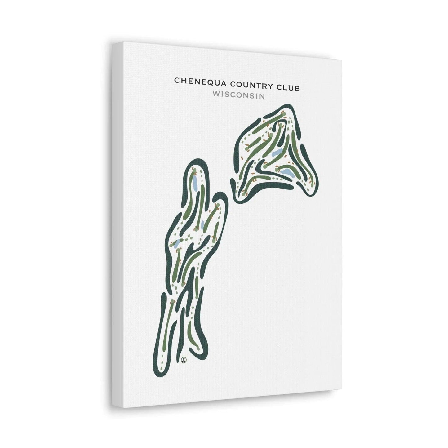 Chenequa Country Club, Wisconsin - Printed Golf Courses