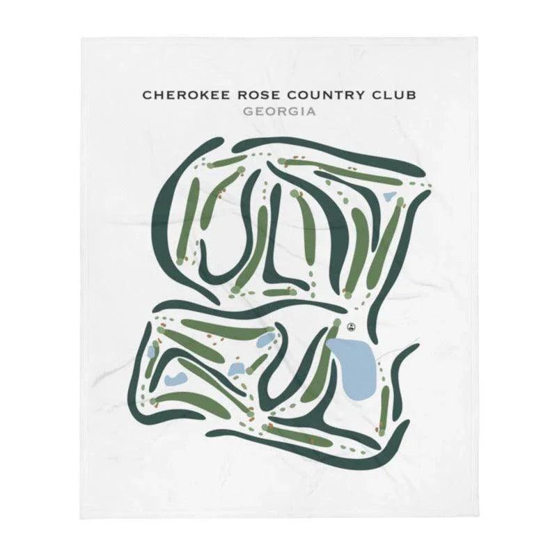 Cherokee Rose Country Club, Georgia - Printed Golf Courses
