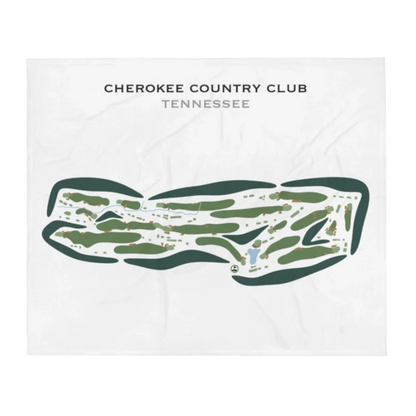 Cherokee Country Club, Tennessee - Printed Golf Course