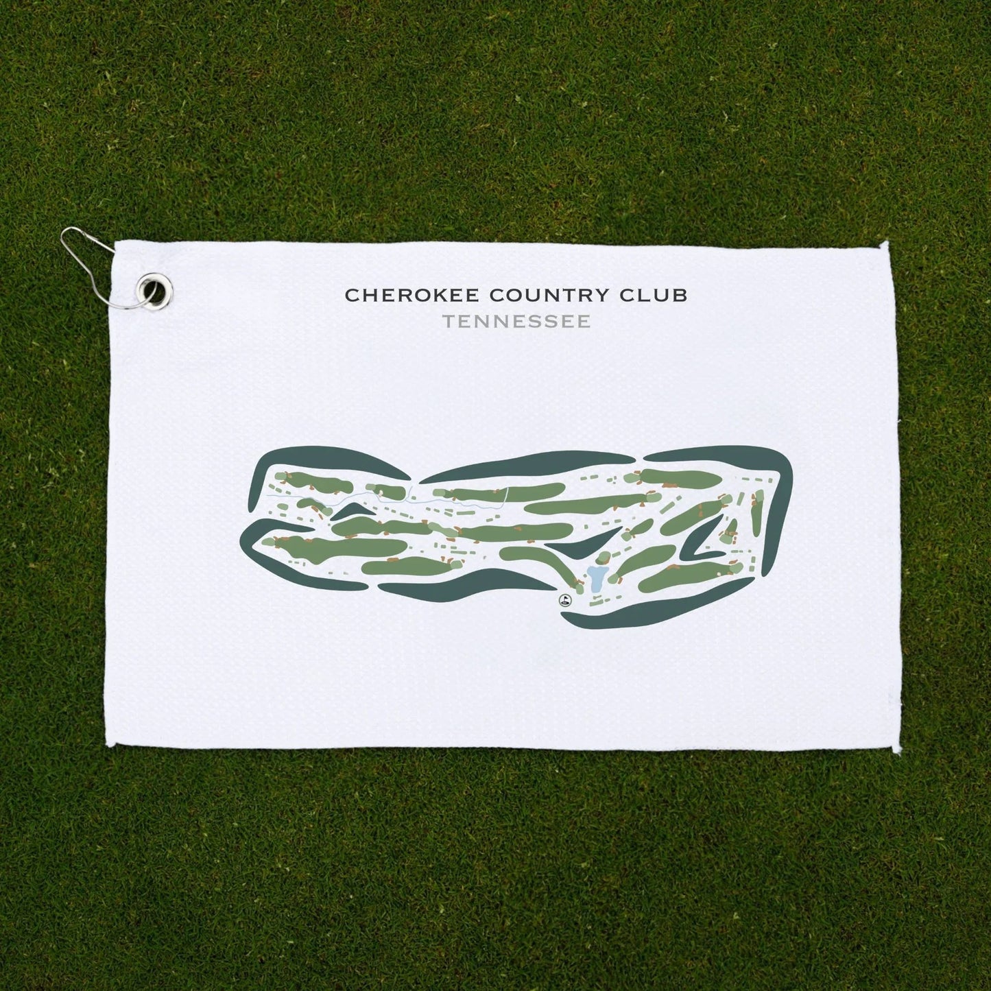Cherokee Country Club, Tennessee - Printed Golf Course