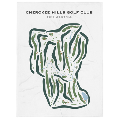Cherokee Hills Golf Club, Oklahoma - Printed Golf Courses