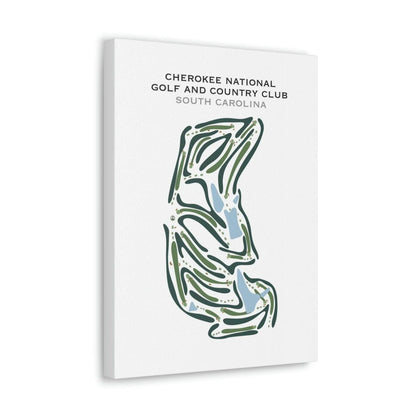 Cherokee National Golf and Country Club, South Carolina - Printed Golf Courses