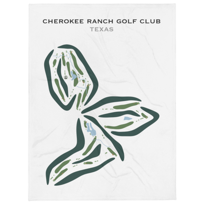 Cherokee Ranch Golf Club, Texas - Printed Golf Courses