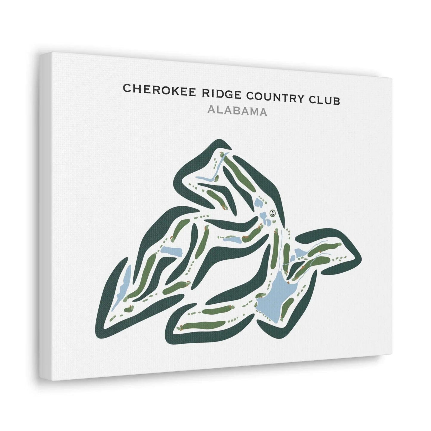 Cherokee Ridge Country Club, Alabama - Printed Golf Courses