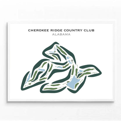 Cherokee Ridge Country Club, Alabama - Printed Golf Courses