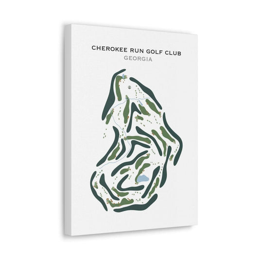 Cherokee Run Golf Club, Georgia - Printed Golf Course
