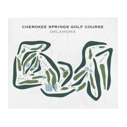 Cherokee Springs Golf Course, Oklahoma - Printed Golf Courses