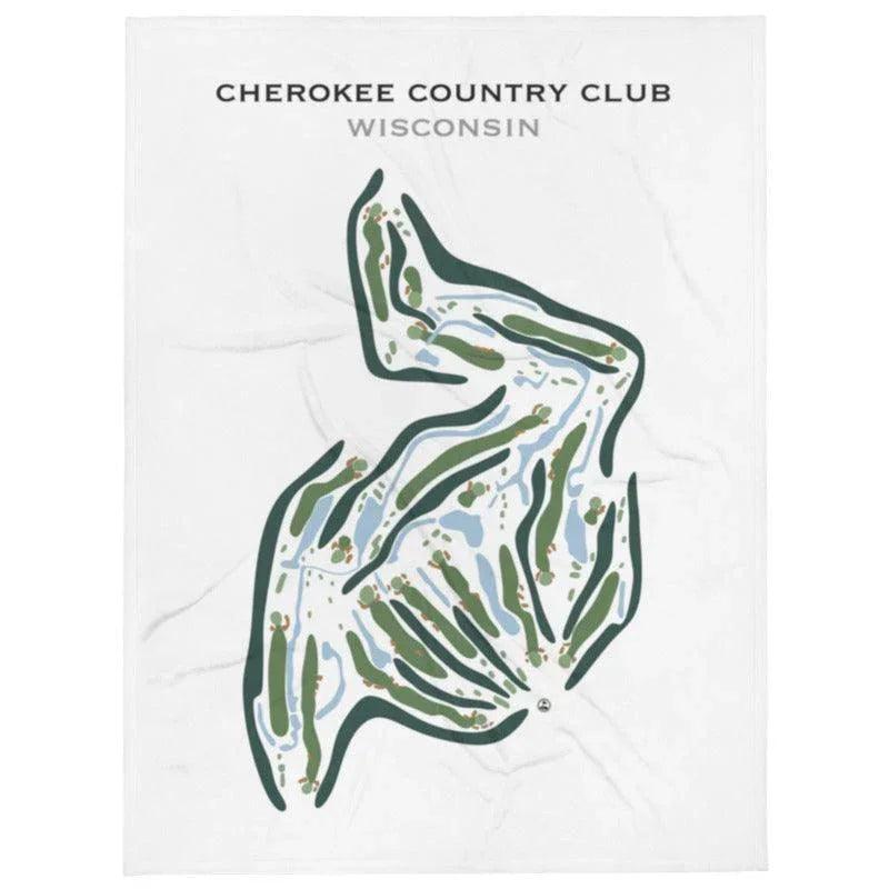 Cherokee Country Club, Wisconsin - Printed Golf Courses